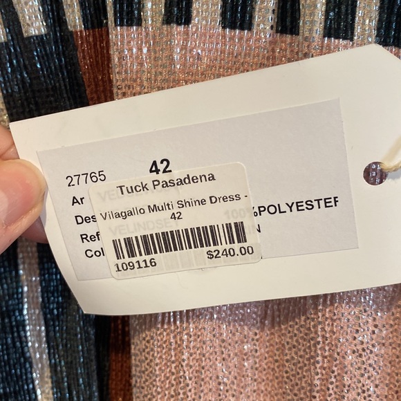 **New** Vilagallo Made in Italy multi colored dress - Picture 3 of 8